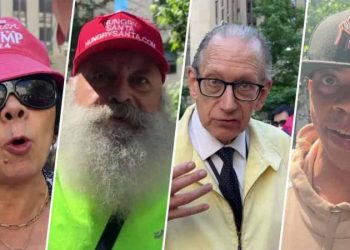 Conservatives unload on ‘political’ NYC prosecution of Trump outside courtroom: ‘Damaging to the country’