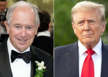 Billionaire CEO Schwarzman changes course and backs Trump citing rising antisemitism as top concern