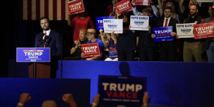 J.D. Vance returns home, bashes Democratic nominee change as anti-democratic