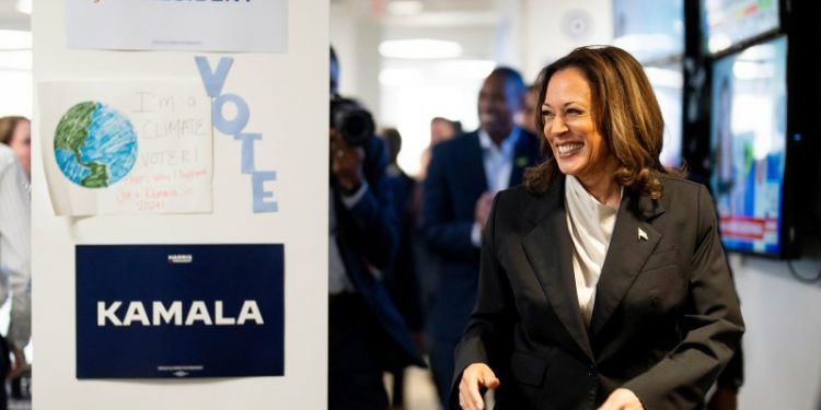 Harris heads to Wisconsin, powered by endorsements, money and delegates