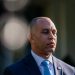 Jeffries seeks to stem House defections, for now, as Democrats panic over Biden