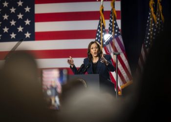 Harris addresses teachers ahead of meeting with Israeli prime minister