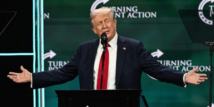 Trump announces to crowd he ‘just took off the last bandage’ at faith event after assassination attempt