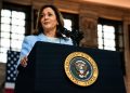 Democrats begin to consider Harris at the top of their ticket