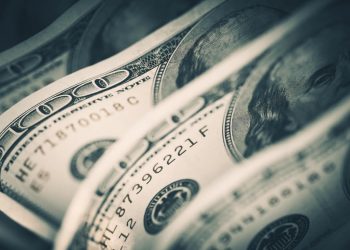 The dollar index is on the test at the 105.00 level