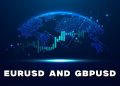 EURUSD and GBPUSD: EURUSD in a strong bullish trend