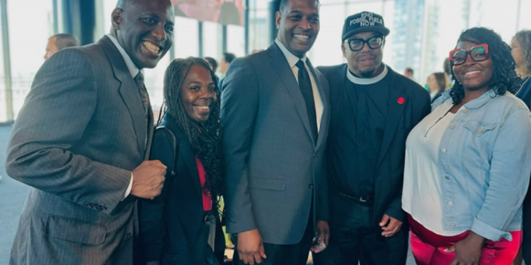 Biden Cabinet official poses for photo with one of Farrakhan’s ‘top soldiers’ at DNC