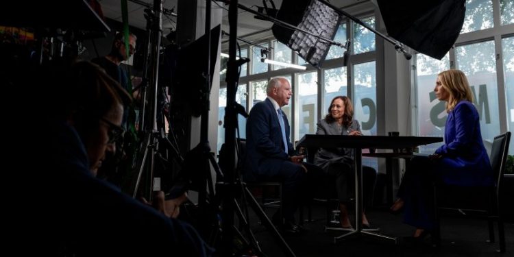 3 takeaways from Kamala Harris and Tim Walz’s first major interview