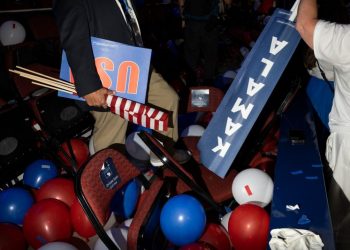 Harris argues that, at long last, the end of the Trump era is in sight