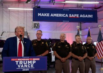 Trump falsely labels Harris swap as ‘violent’ as he defends Jan. 6 rioters