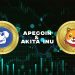 ApeCoin and Akita Inu: ApeCoin dropped to 0.570 on Monday