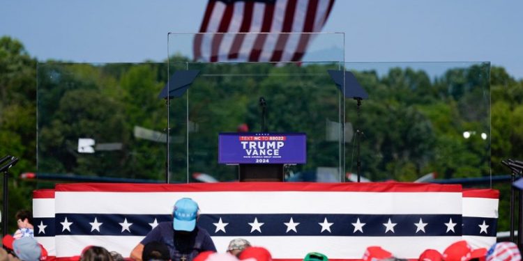 Trump zeroes in on national security at first outdoor rally since assassination attempt: ‘World is on fire’
