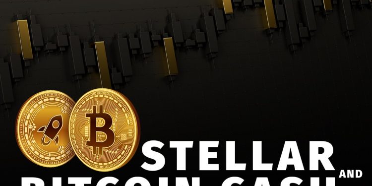 Stellar is recovering, Bitcoin Cash is back below $300.00