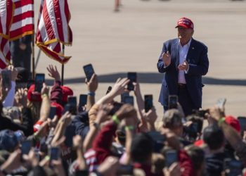 Trump says women love him. Polling shows a gender gap.