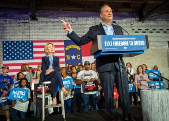 Doug Emhoff is all over the campaign trail. Melania Trump is not.