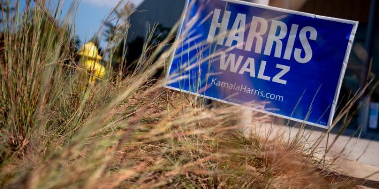 Ohio sheriff barred from working elections after posts about Harris signs