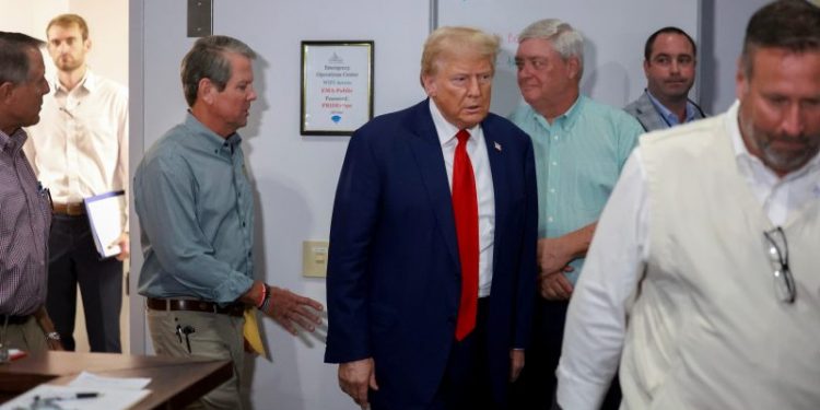 Trump has long peddled misinformation in natural disaster responses