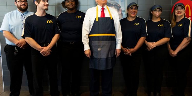 No, McDonald’s didn’t confirm Trump’s baseless claim about Kamala Harris