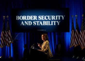 Immigration advocates keep quiet as Harris talks tough on border