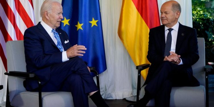 Biden seeks to shore up Ukraine aid, cement his legacy in Germany trip