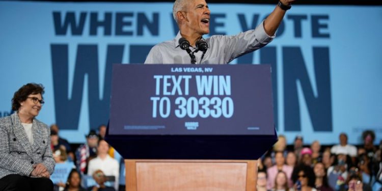 As Democratic icons stump for Harris, GOP elders keep distance from Trump