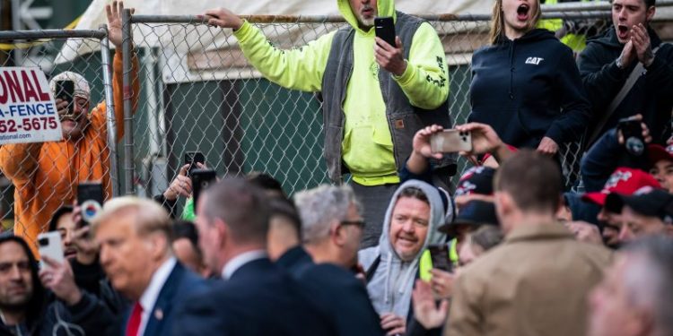 Union members could be big for Trump. He keeps complicating that.