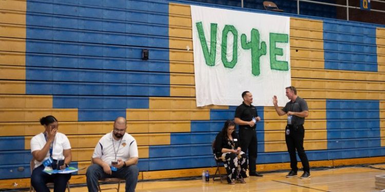 In pivotal Arizona, Vance and Walz offer an immigration split screen