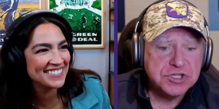Tim Walz and AOC play Madden on Twitch in attempt an appeal to young male voters