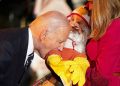 Biden bites babies visiting for White House Halloween trick-or-treat celebration