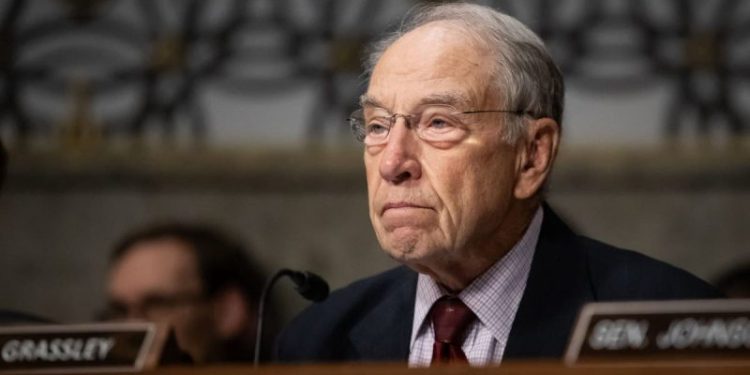 Anonymous GOP senator concerned about Grassley, 91, reclaiming key Judiciary Committee chair: report