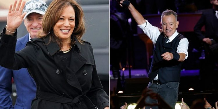 Harris campaign announces concert series with Bruce Springsteen to mobilize voters ahead of Election Day