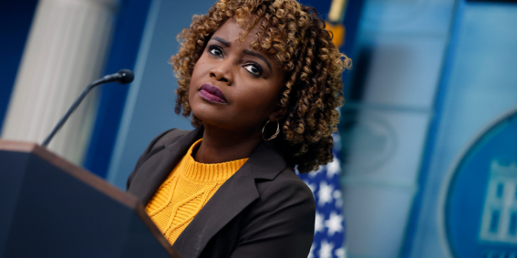 KJP denies that Kamala Harris has had trouble distinguishing herself from Biden: ‘I’ve not seen that’