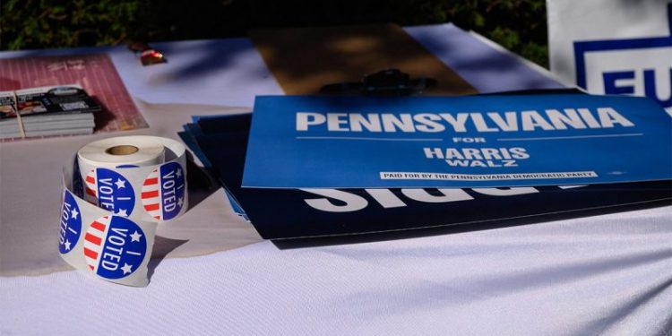 Harris holds narrow lead over Trump in ‘blue wall’ states Michigan, Pennsylvania, Wisconsin: poll