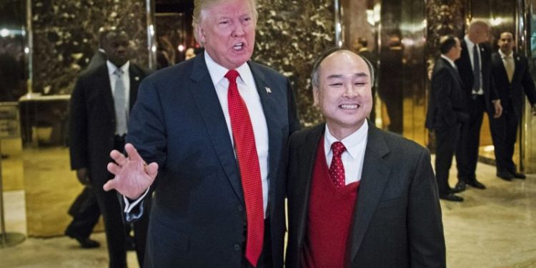 Trump and Japan tech conglomerate SoftBank announce $100 billion in U.S. investments
