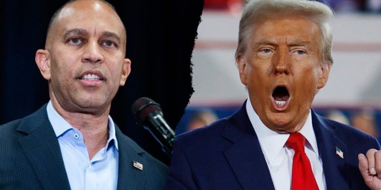 Hakeem Jeffries says he’s ‘prepared to find common ground’ with Trump next year