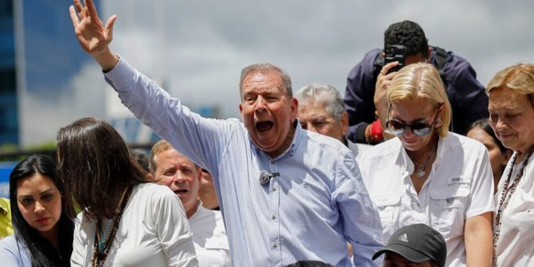 Venezuelan opposition leader who claimed victory over Maduro meets with Biden