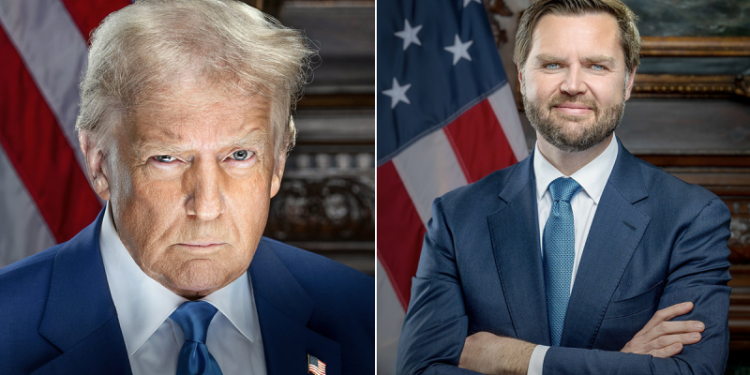Trump, Vance official portraits released ahead of inauguration