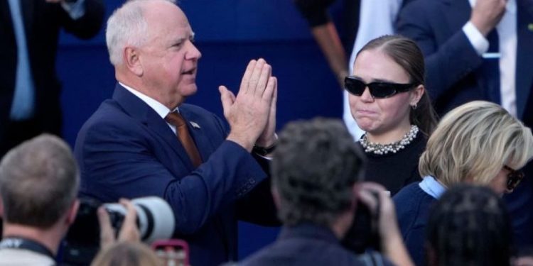 Tim Walz’s daughter ditches grad school, refuses to attend institution that doesn’t support ‘right to protest’