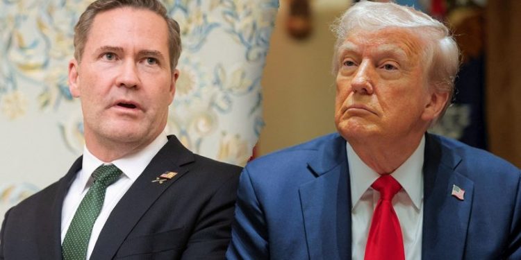 Trump says he ‘always thought’ Waltz was responsible for Signal chat scandal