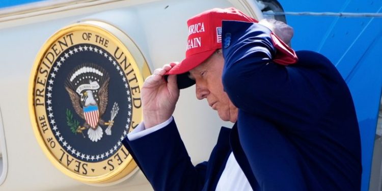 Trump touts ‘most successful’ first 100 days in presidential history during Michigan rally