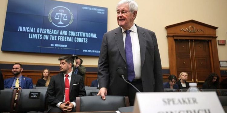Wave of court orders blocking Trump’s agenda are a ‘judicial coup d’etat,’ Gingrich says