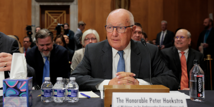 Senate approves Peter Hoekstra as next US ambassador to Canada