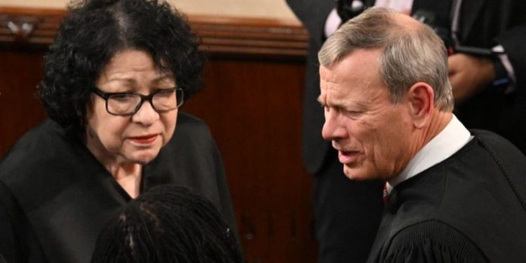 Supreme Court Chief Justice Roberts reins in Sotomayor after repeated interruptions
