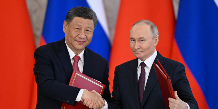 Xi stands with Putin against ‘international bullying’ amid Trump trade war
