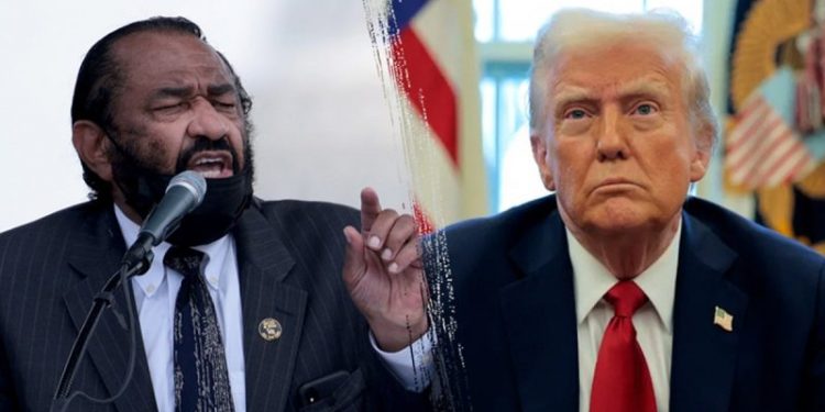 128 Democrats join House GOP to block progressive’s bid to impeach Trump