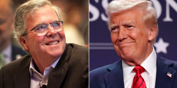 Trump thanks Jeb Bush for strong praise of Iran strike: ‘Very much appreciated!’