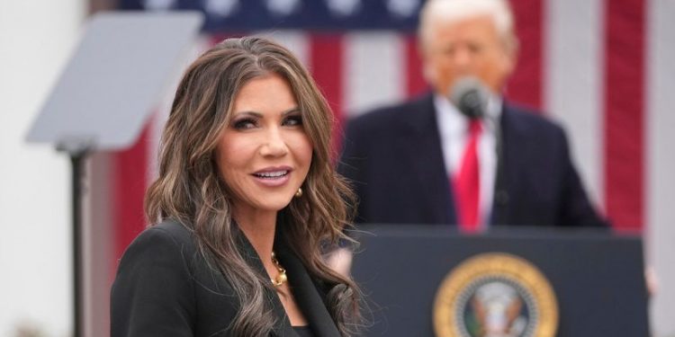 Noem takes aim at Tim Walz for letting his ‘city burn’ in 2020 as she justifies Trump’s LA riot response