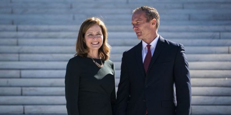 Justice Barrett opens up about ‘awkward’ start on SCOTUS, shadow docket and more in forthcoming memoir