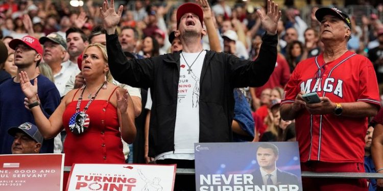 Conservatives rally around ‘revival’ message after Kirk’s murder, slam Dems for violent George Floyd riots