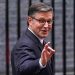 House Speaker Mike Johnson tells British Parliament he came to ‘calm the waters’